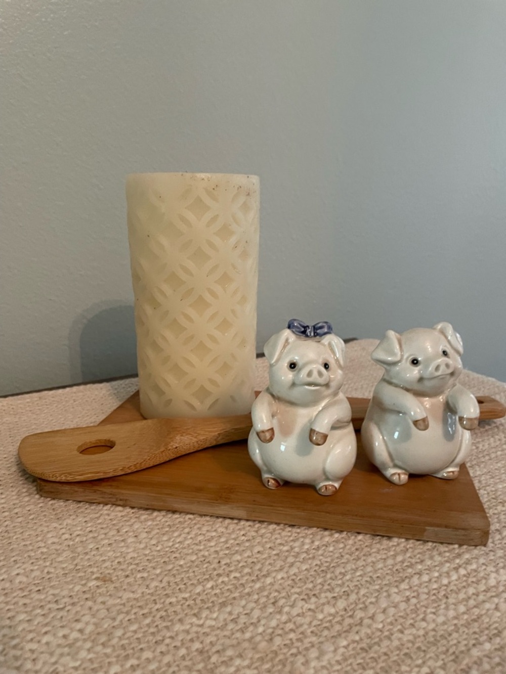 Farmhouse Bundle for the Kitchen Fitz and Floyd salt and pepper shakers
